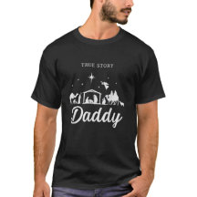 Manger Catholic True Story Christmas Daddy Pajama