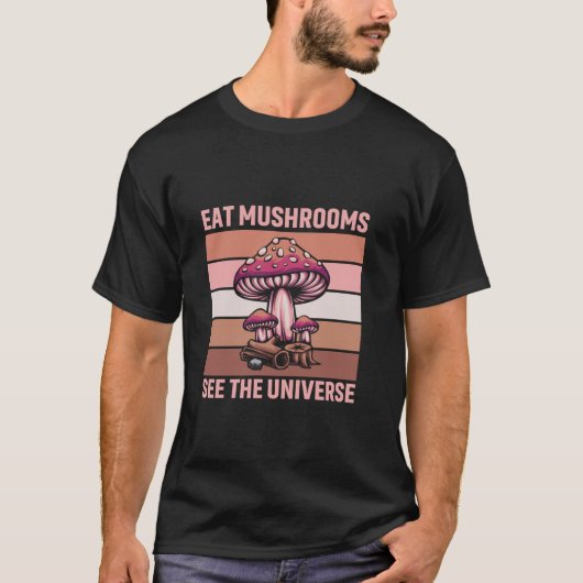 T-shirt Manger Champignons Voir L'Univers Champignons Hunt (Devant)