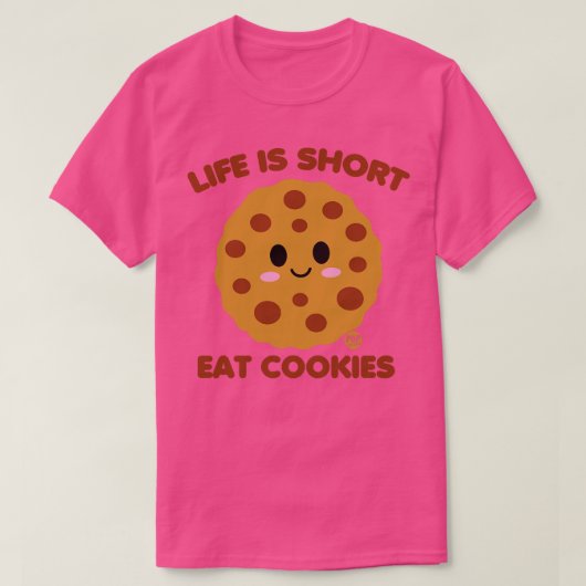T-SHIRT MANGER DES COOKIES (Design devant)