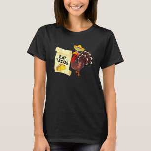 T-shirt Manger des Tacos Dinde Jour de Thanksgiving Pour