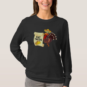 T-shirt Manger des Tacos Dinde Jour de Thanksgiving Pour