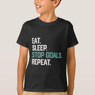 T-shirt Manger Dormir Arrêter Objectifs Répéter Chemise Ga