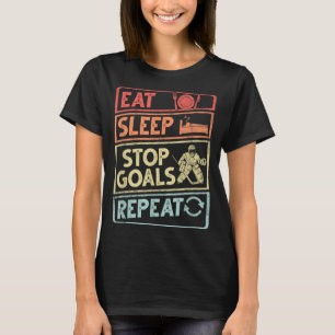 T-shirt Manger Dormir Arrêter Objectifs Répéter Vintage Gl