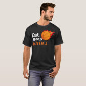 T-shirt Manger Dormir Basket (Devant entier)