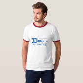 T-shirt manger dormir coder (html) (Devant entier)