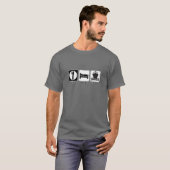 T-shirt manger dormir croisière (Devant entier)