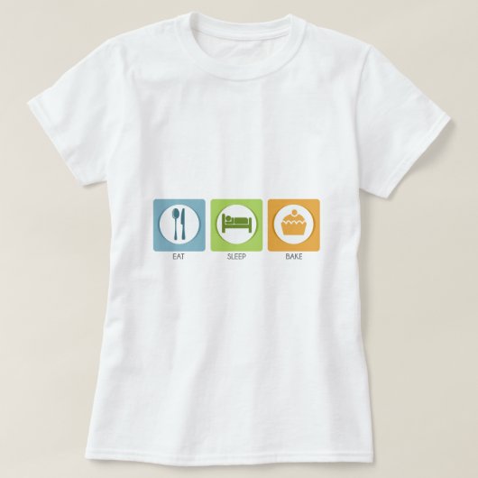 T-shirt Manger Dormir Cuire ! (Design devant)