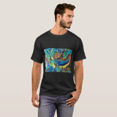 T-shirt Manger Dormir Eau Changer Répéter (Devant entier)