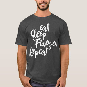 T-shirt manger dormir fixer yeux dormir chemise optométrie
