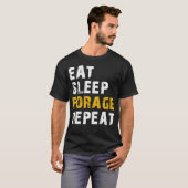 T-shirt manger dormir Forage répéter (Devant entier)