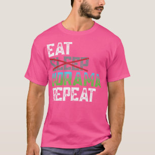 T-shirt Manger Dormir Kdrama Répéter K-Pop