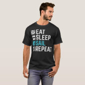 T-shirt Manger Dormir Naviguer (Devant entier)