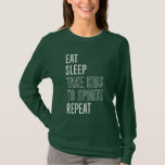 T-shirt Manger Dormir Prendre les enfants au sport Répéter<br><div class="desc">Vêtements de sport humoristiques pour maman ou papa de baseball, maman ou papa de football, maman ou papa de baseball, maman ou papa de crosse, ou maman ou papa de softball. "Mangez le sommeil, prenez les enfants au sport et répétez" pour un peu d'humour. Super design pour les femmes qui...</div>