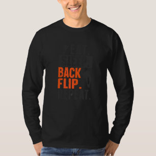 T-shirt Manger Dormir Retour Retourner Répéter Gymnaste Gy