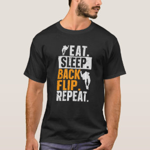 T-shirt Manger Dormir Retour Retourner Répéter Gymnaste Gy