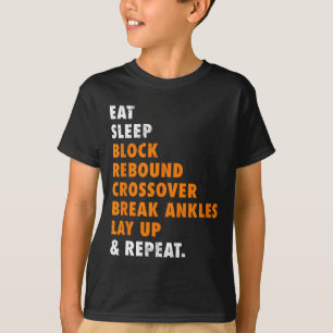 T-shirt Manger Dormir Sketll Répéter Cadeau Drôle Pour Ske