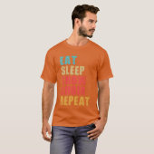 T-shirt Manger Dormir Spectacle Chœur Répéter Motivation A (Devant entier)