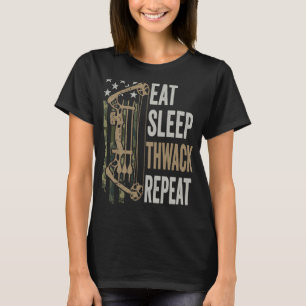 T-shirt Manger Dormir Thwack Répéter Femmes Hommes Chasse