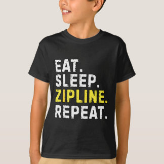T-shirt Manger Dormir Tyrolienne Répéter Humour Tyrolienne