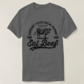 T-shirt Manger du boeuf (Design devant)