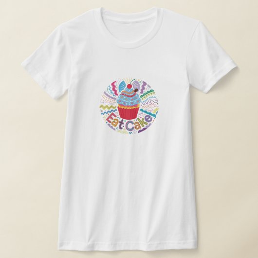 T-shirt Manger du gâteau (Poser)