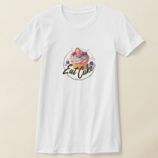 T-shirt Manger du gâteau (Poser)
