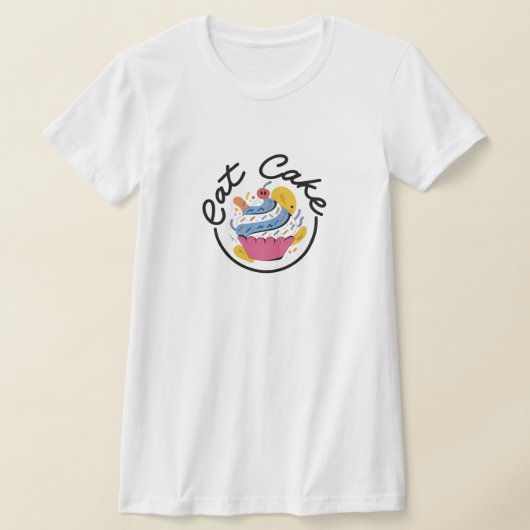 T-shirt Manger du gâteau (Poser)