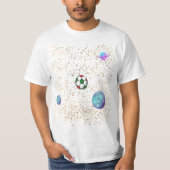 T-shirt Manger, Football, dormir, Répéter- Amateurs de foo (Devant)