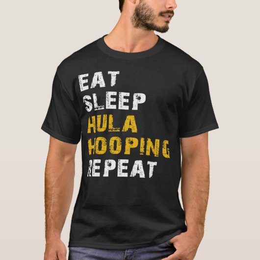 T-shirt manger hula hooping de sommeil (Devant)