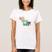 T-shirt manger l'amour (Devant)