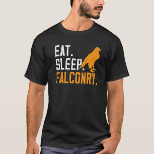 T-shirt Manger le faucon du sommeil Faucon maître Falconer