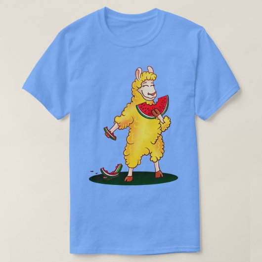 T-shirt Manger le mouton pastèque (Design devant)