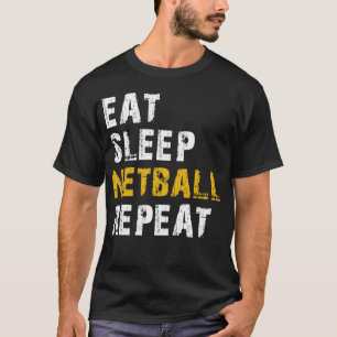 T-shirt manger le netball