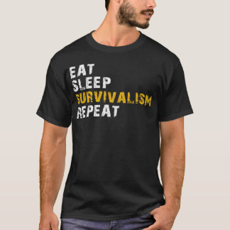 T-shirt manger le sommeil survivant