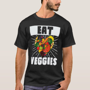 T-shirt Manger Légumes Végétalien Végétarien Légume Végéta