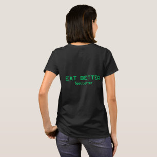 T-Shirt Manger Mieux Se Sentir Mieux – Sain Minima