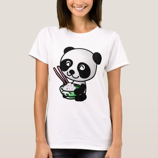 T-shirt Manger Panda (Devant)