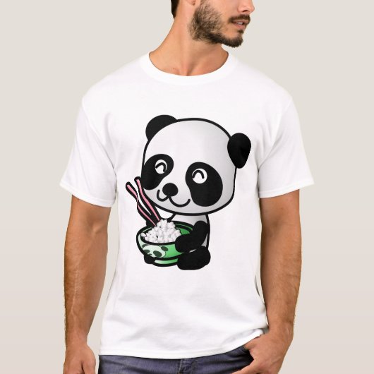 T-shirt Manger Panda (Devant)
