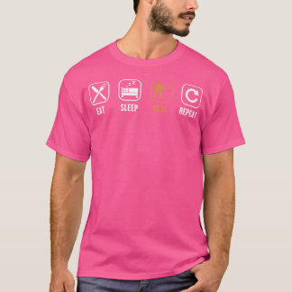T-shirt Manger Piscine de sommeil Répéter Balls Piscine Sn