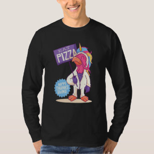 T-shirt Manger Pizza Turquie Drôle Bon thanksgiving Merci