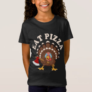 T-Shirt Manger Pizza Turquie Drôle Vegan Thanksgiving Homm