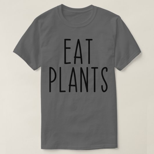 T-shirt Manger Plante Basé Plante Vegetarian Vint Funny Vi (Design devant)