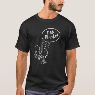 T-shirt Manger Plantes Végétalien Végétarien Dinde Action