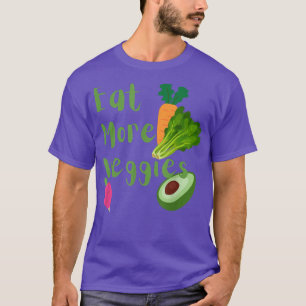 T-shirt Manger Plus Légume Manger Légumes Vegetarian Veget