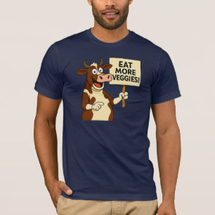 T-shirt Manger plus Légume Végétarien