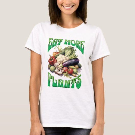 T-shirt Manger plus Plante Végétarien (Devant)