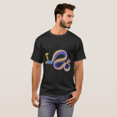 T-SHIRT MANGER POISSON DORMIR RÉPÉTER / PÊCHE (Devant entier)