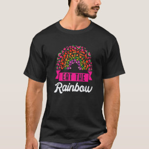T-shirt Manger Rainbow Végétalien Végétarien Véganisme Vég