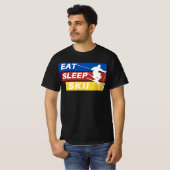 T-shirt Manger Ski de sommeil (Devant entier)