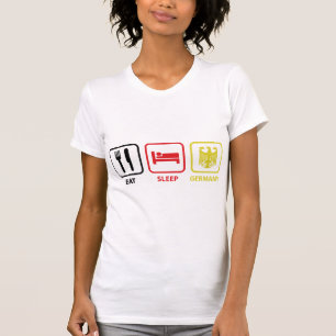 T-shirt Manger Sleep Allemagne
